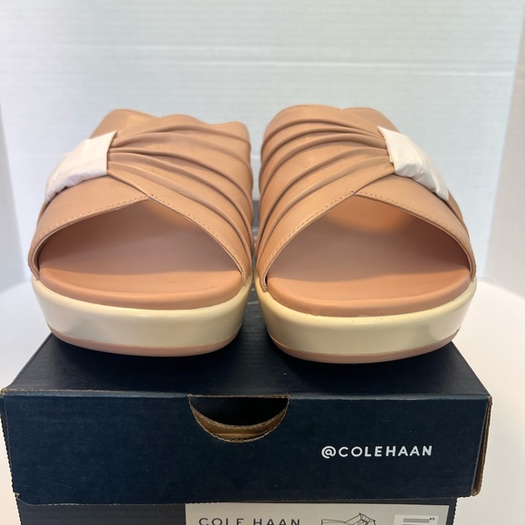 Cole Haan Women’s Aubree Grand Ruched Slide Sandal Brand New Never Worn size 8.5 - Picture 5 of 10